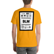 Load image into Gallery viewer, Short-Sleeve Unisex T-Shirt Blm thin border print
