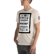 Load image into Gallery viewer, Short-Sleeve Unisex T-Shirt introvert front print
