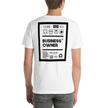 Load image into Gallery viewer, Short-Sleeve Unisex T-Shirt business owner thin border print
