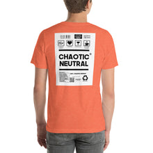 Load image into Gallery viewer, Short-Sleeve Unisex T-Shirt chaotic neutral no border
