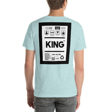 Load image into Gallery viewer, Short-Sleeve Unisex T-Shirt king thick border print
