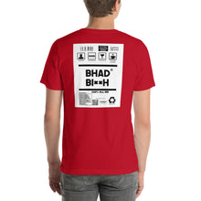 Load image into Gallery viewer, Short-Sleeve Unisex T-Shirt bordless back print bhad bitch
