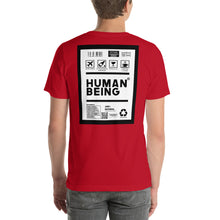 Load image into Gallery viewer, Short-Sleeve Unisex T-Shirt human being thin border print
