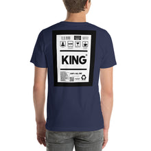 Load image into Gallery viewer, Short-Sleeve Unisex T-Shirt king thick border print
