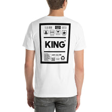 Load image into Gallery viewer, Short-Sleeve Unisex T-Shirt king thin border print
