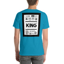 Load image into Gallery viewer, Short-Sleeve Unisex T-Shirt king thick border print
