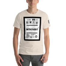 Load image into Gallery viewer, Short-Sleeve Unisex T-Shirt introvert front print
