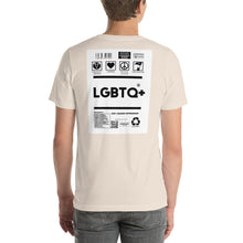 Load image into Gallery viewer, Short-Sleeve Unisex T-Shirt lgbtq no border
