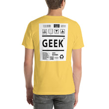 Load image into Gallery viewer, Short-Sleeve Unisex T-Shirt geek no border
