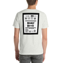 Load image into Gallery viewer, Short-Sleeve Unisex T-Shirt thin border back print bhad bitch
