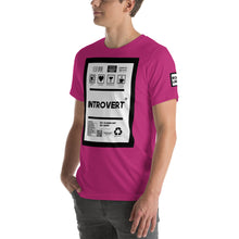 Load image into Gallery viewer, Short-Sleeve Unisex T-Shirt introvert front print
