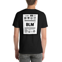 Load image into Gallery viewer, Short-Sleeve Unisex T-Shirt Blm thin border print
