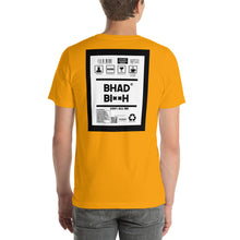 Load image into Gallery viewer, Short-Sleeve Unisex T-Shirt thin border back print bhad bitch
