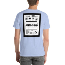 Load image into Gallery viewer, Short-Sleeve Unisex T-Shirt anti-simp thin border print
