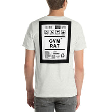 Load image into Gallery viewer, Short-Sleeve Unisex T-Shirt gym rat thick border print
