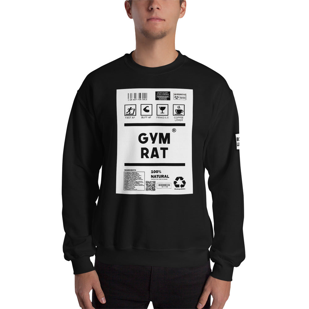 Unisex gym rat borderless Sweatshirt