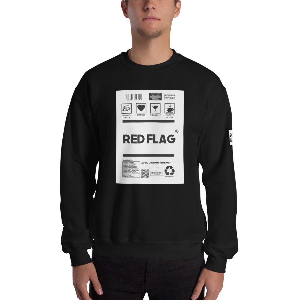 red flag sweatshirt