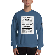 Load image into Gallery viewer, wholesome menace Unisex Sweatshirt
