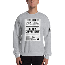 Load image into Gallery viewer, built different front print Unisex Sweatshirt
