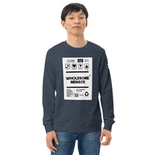 Load image into Gallery viewer, wholesome menace Unisex Sweatshirt
