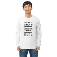 Load image into Gallery viewer, wholesome menace Unisex Sweatshirt
