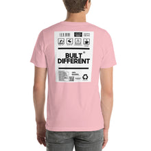 Load image into Gallery viewer, built different back print Short-Sleeve Unisex T-Shirt
